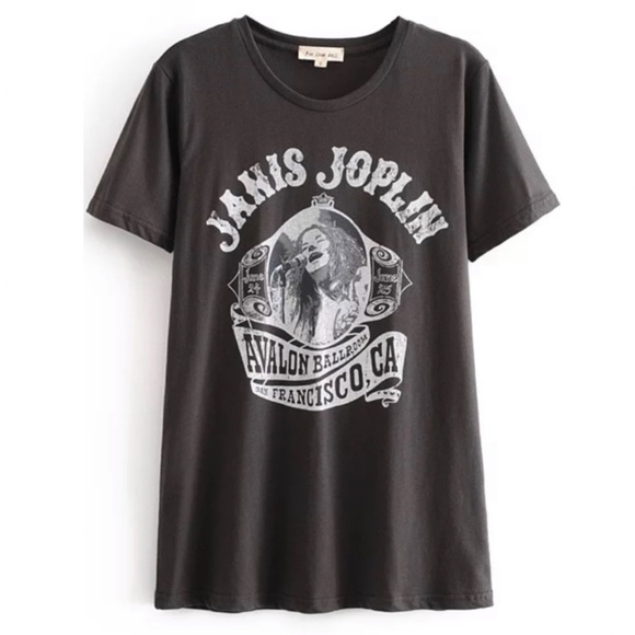 Janis Joplin Tee NEW Graphic T-Shirt - Picture 3 of 12